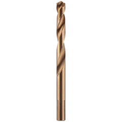 Mechanics Drill Bit:  0.3740" Dia,  135&deg,  Cobalt,  Hex Shank,  Split Point