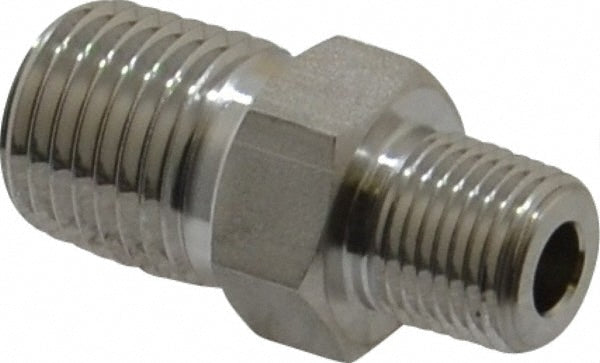 1/4 x 1/8" 316 Stainless Steel Pipe Hex Nipple