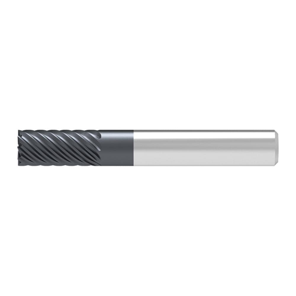 Corner Chamfer End Mill: 14.00 mm Dia, 32.00 mm LOC, 9 Flute, 0.08 mm Chamfer Width, Solid Carbide