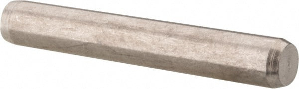 Dowel Pin: 3/16" Dia, 1-1/4" OAL, Stainless Steel, Grade 416, Passivated Finish