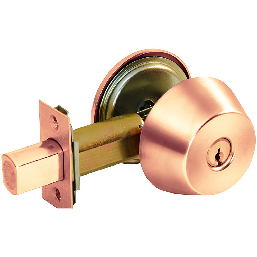 Deadbolts; Deadbolt Type: Deadbolt; Lock Type: Single Cylinder; Key Type: Keyed Different; Mount Type: Through Hole; Material: Steel; Minimum Door Thickness: 1.75 in; Maximum Door Thickness: 1.75; Finish: Bright Chrome