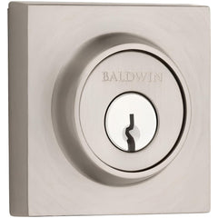 Deadbolts; Deadbolt Type: Deadbolt; Lock Type: Single Cylinder; Key Type: Keyed Different; Mount Type: Through Hole; Material: Brass; Minimum Door Thickness: 1.75 in; Maximum Door Thickness: 2; Finish: Satin Nickel