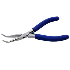 Bent Nose Plier: 1-11/64" Jaw Length