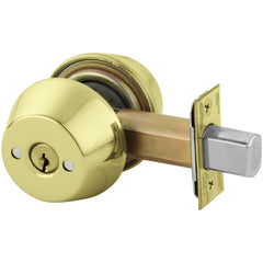 Deadbolts; Deadbolt Type: Deadbolt; Lock Type: Double Cylinder; Key Type: Keyed Different; Mount Type: Through Hole; Material: Steel; Minimum Door Thickness: 1.375 in; Maximum Door Thickness: 1.75; Finish: Oil Rubbed Dark Bronze