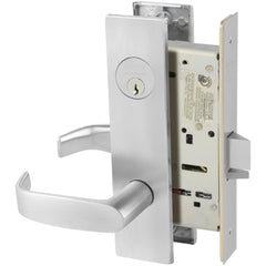 Lever Locksets; Lockset Type: Grade 1 Storeroom Mortise Lock ; Key Type: Keyed Different; Back Set: 2-3/4; Cylinder Type: Conventional; Material: Cold Rolled Steel; Door Thickness: 1-3/4; Finish: Satin Chrome