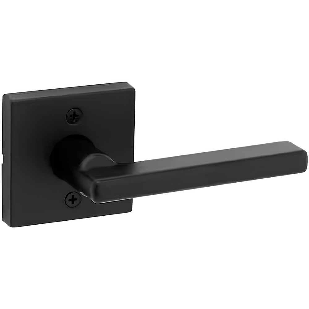 Lever Locksets; Lockset Type: Cylindrical Half Dummy Lever ; Key Type: Keyless; Back Set: 2-3/8; Cylinder Type: Keyless; Material: Zinc; Door Thickness: 1 3/8 to 1 3/4; Finish: Iron Black