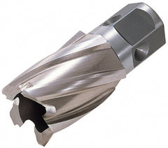 Annular Cutter: 1-1/8" Dia, 1" Depth of Cut, High Speed Steel