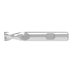 Corner Chamfer End Mill: 14.00 mm Dia, 22.00 mm LOC, 2 Flute, 0.15 mm Chamfer Width, Solid Carbide