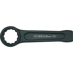 Slogging Box End Wrench: 95 mm, 12 Point, Single End