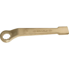 Slogging Box End Wrench: 1-5/8", 12 Point, Single End