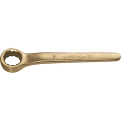 Offset Box End Wrench: 17 mm, 12 Point, Single End