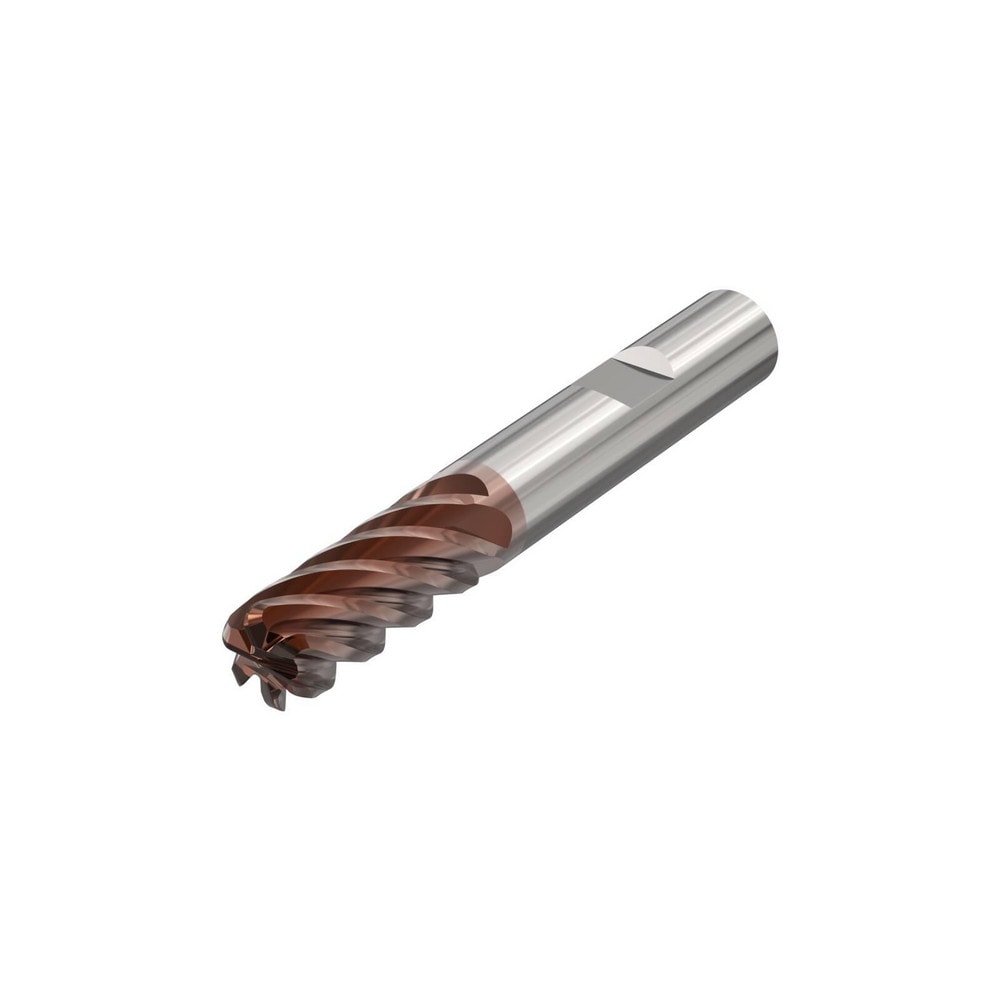 Corner Radius End Mill: 25.00 mm Dia, 50.00 mm LOC, 0.05 mm Radius, 6 Flute, Solid Carbide