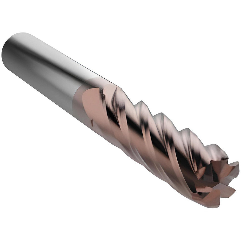 Corner Radius End Mill: 7.50 mm Dia, 24.00 mm LOC, 0.05 mm Radius, 6 Flute, Solid Carbide