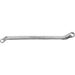 Offset Box End Wrench: 19/32 x 11/16", 12 Point, Double End