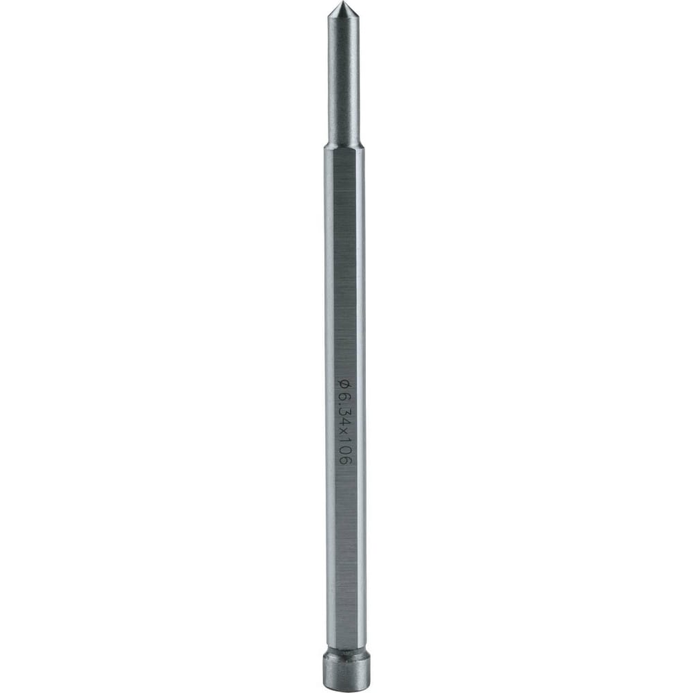 Hole-Cutting Tool Pins, Centering Drills & Pilot Drills; Cutting Depth: 2; Minimum Tool Diameter Compatibility: 0.5; Material: EN31; Maximum Tool Diameter Compatibility: 0.6875