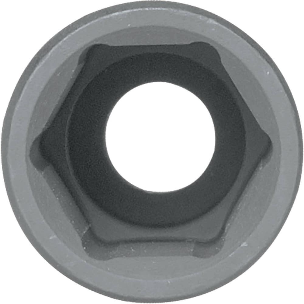 Impact Socket: 1/2" Drive, 3/8" Socket, Hex Drive