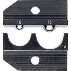 Crimper Dies; Tool Type: Crimping Die; Size: 8, 6 AWG; Color: Black