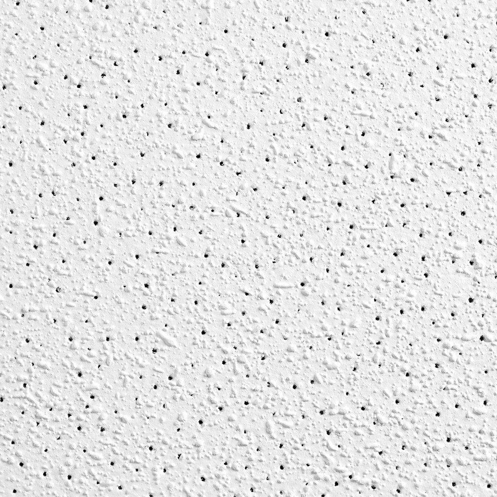 Ceiling Tiles; Color: White; Material: Wet-Formed Mineral Fiber; Length (Inch): 48; Width: 24; Grid Size (Inch): 15/16; Edge Type: Square; Texture: Medium; Noise Reduction Coefficient Rating: 0.55