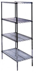 Wire Shelving: 4 Shelves