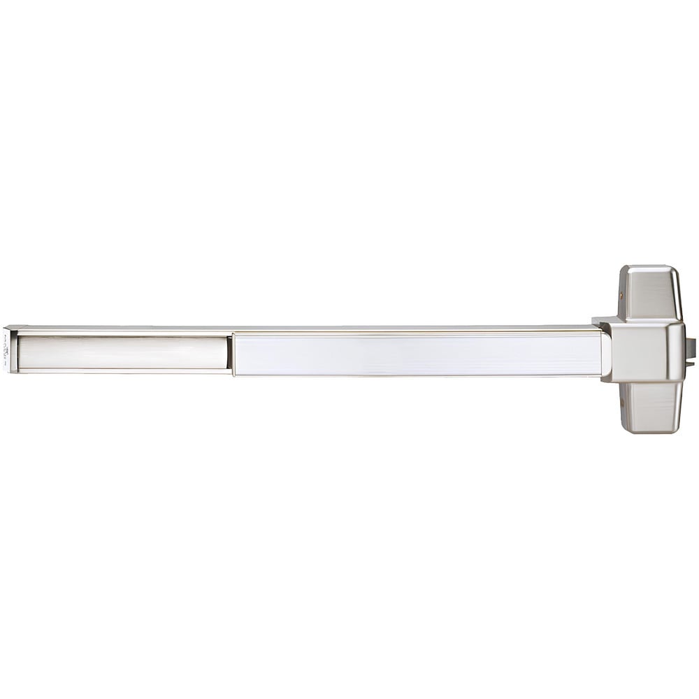 Push Bars; Material: Metal; Locking Type: Exit Device Only; Maximum Door Width: 3.16 ft; Finish/Coating: Satin Stainless Steel; Minimum Door Width: 2.75 ft