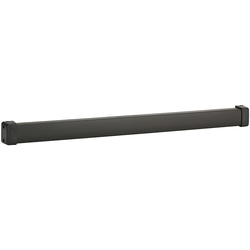 Push Bars; Material: Metal; Locking Type: Exit Device Only; Maximum Door Width: 3 ft; Finish/Coating: Black Anodized Aluminum; Minimum Door Width: 3 ft