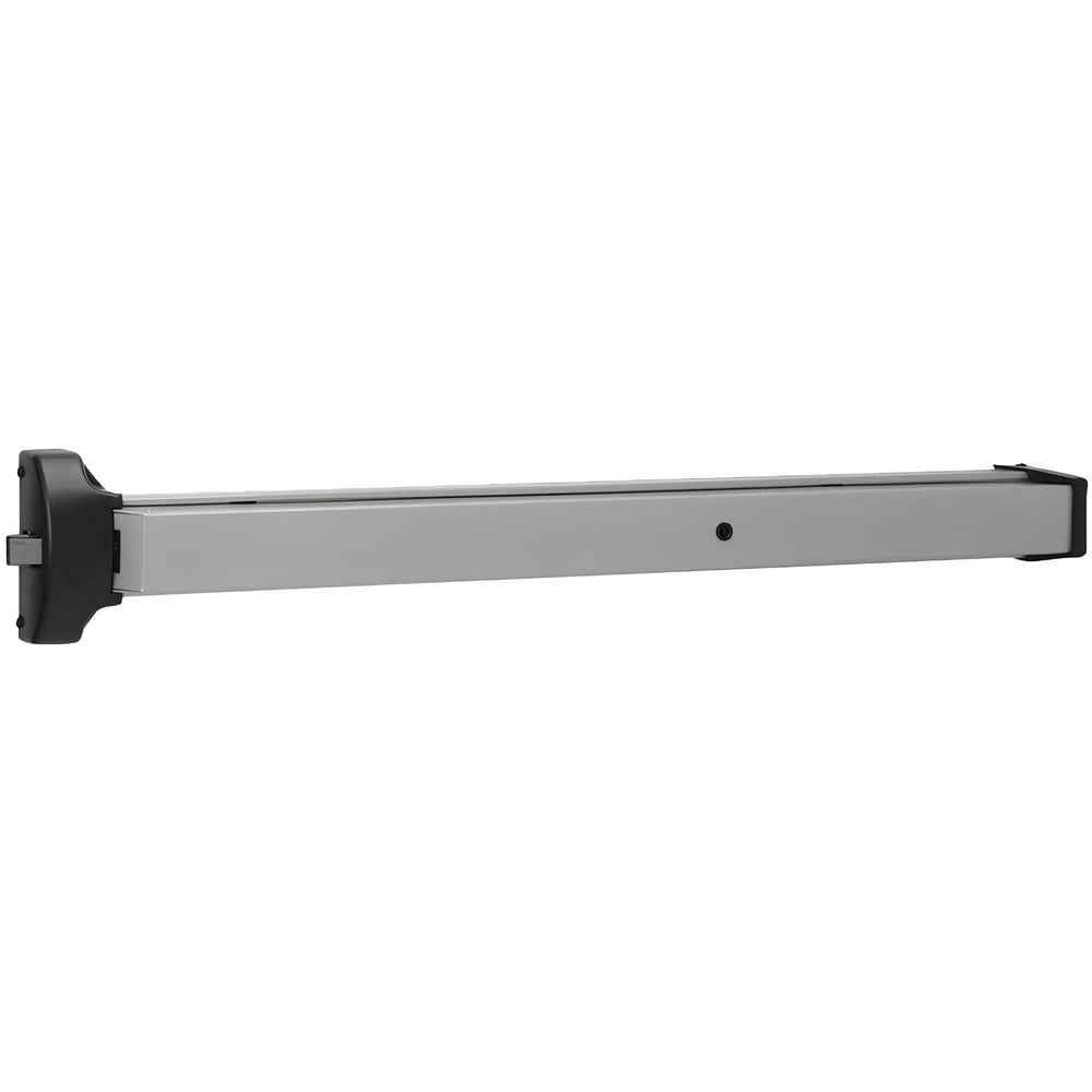 Push Bars; Material: Metal; Locking Type: Exit Device Only; Maximum Door Width: 3 ft; Finish/Coating: Aluminum Painted; Minimum Door Width: 2.33 ft