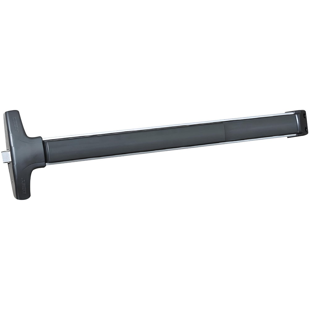 Push Bars; Material: Metal; Locking Type: Exit Device Only; Maximum Door Width: 4 ft; Finish/Coating: Satin Aluminum, Clear Anodized; Minimum Door Width: 4 ft