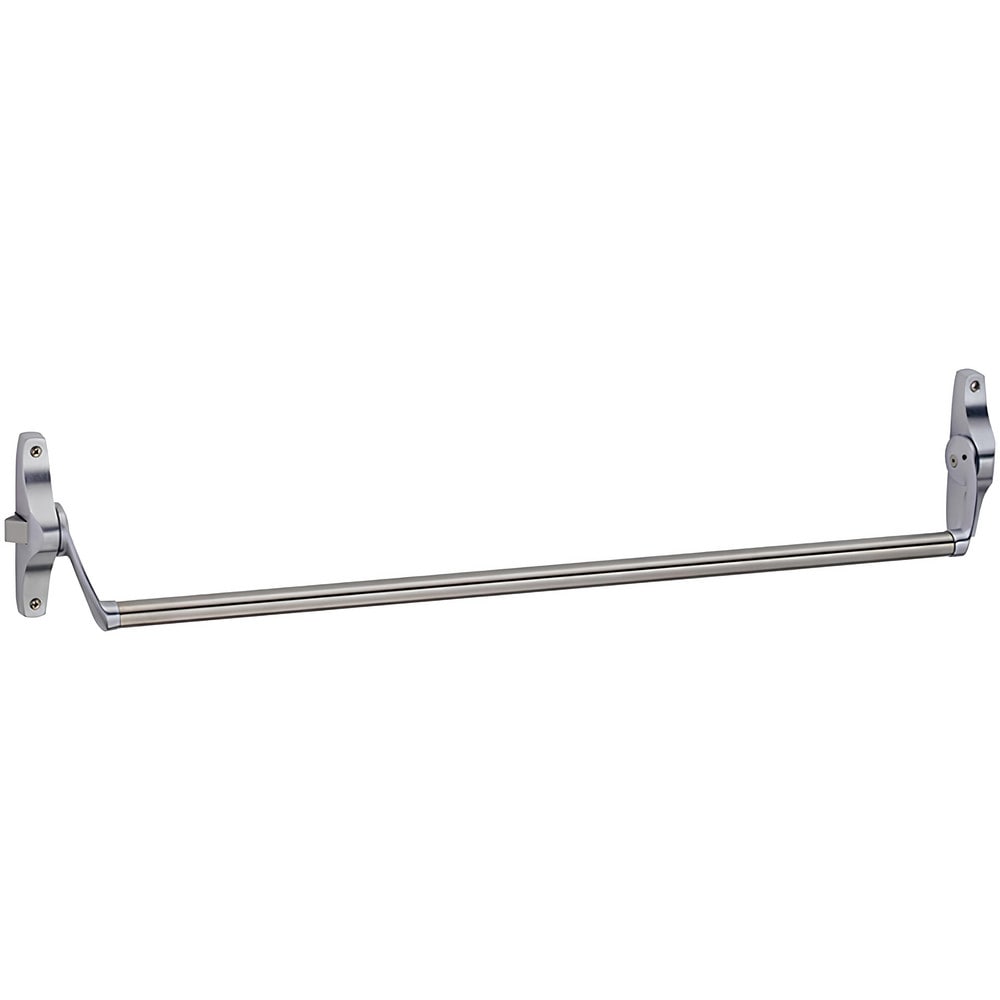 Push Bars; Material: Metal; Locking Type: Exit Device Only; Maximum Door Width: 4 ft; Finish/Coating: Satin Chrome; Minimum Door Width: 3 ft