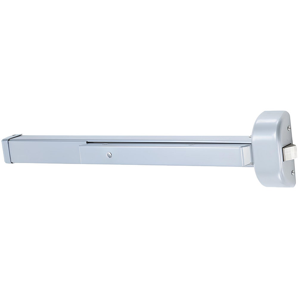 Push Bars; Material: Metal; Locking Type: Exit Device Only; Maximum Door Width: 3 ft; Finish/Coating: Aluminum Painted; Minimum Door Width: 2.71 ft