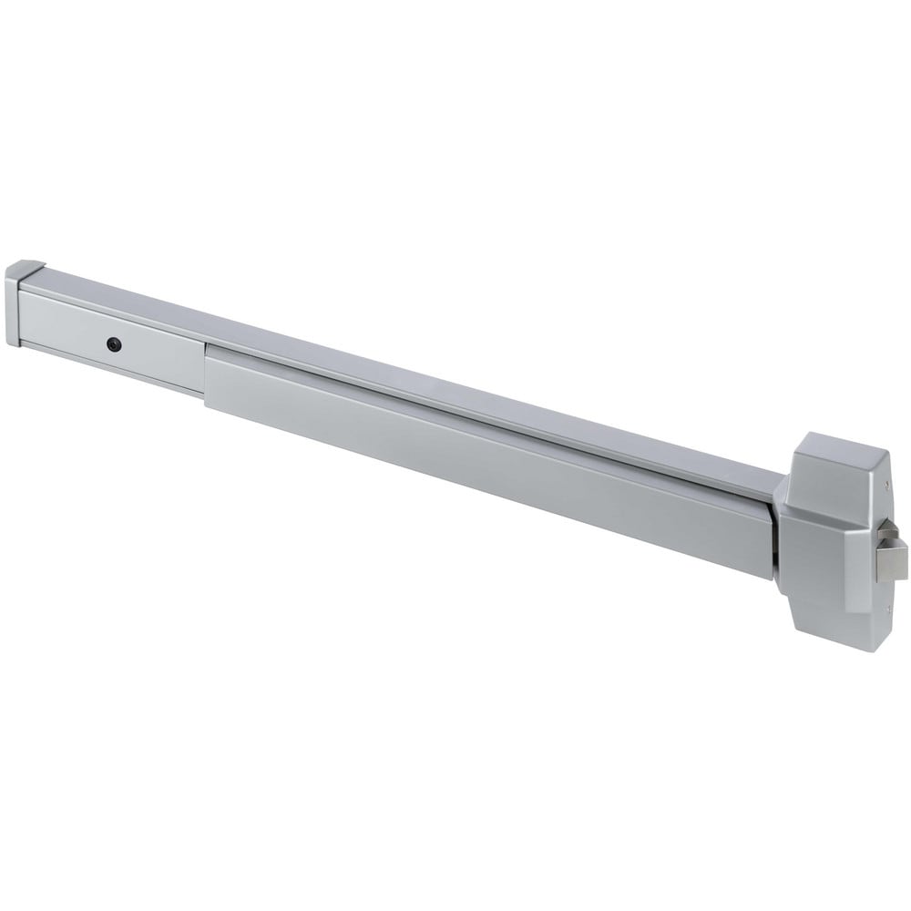 Push Bars; Material: Metal; Locking Type: Exit Device Only; Maximum Door Width: 3 ft; Finish/Coating: Satin Stainless Steel; Minimum Door Width: 2.58