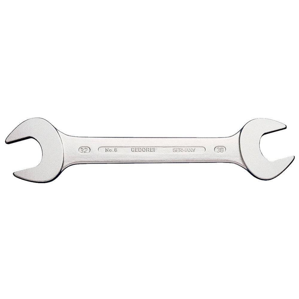 Open End Wrenches; Head Type: Flat; Wrench Size: 1/4 x 5/16 in; Material: Vanadium Steel; Finish: Chrome