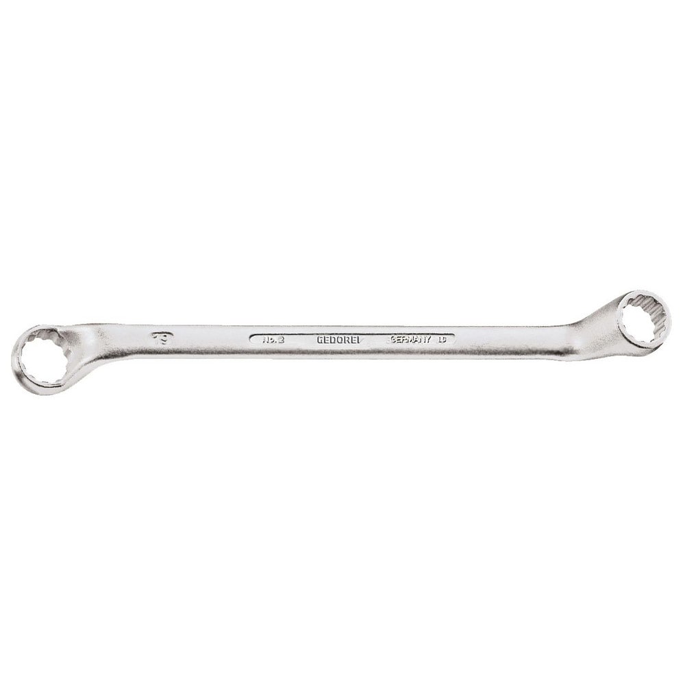 Offset Box End Wrench: 12 Point, Double End