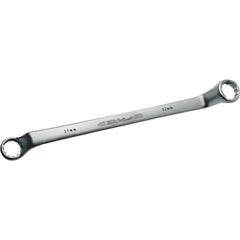 Offset Box End Wrench: 12 x 13 mm, 12 Point, Double End