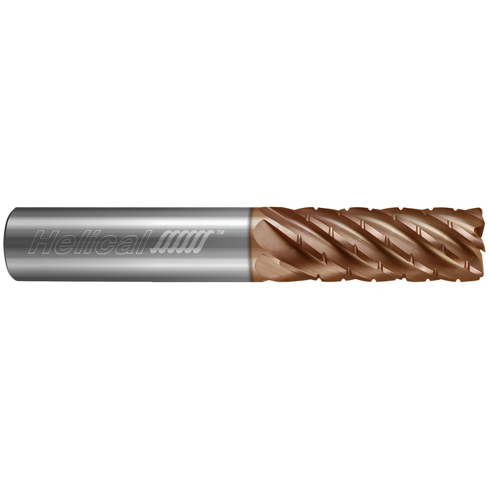 Corner Radius End Mill: 1/2" Dia, 5/8" LOC, 0.0600" Radius, 6 Flute, Solid Carbide