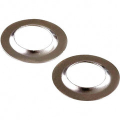 Push Nuts; For Use With: Non Threaded Fasteners; For Shaft Diameter: 0.1560 in; Shaft Diameter (Inch): 0.1560; Outside Diameter: 0.26 in; Material: Stainless Steel; Finish: Plain