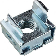 Clip On & Floating Nuts; 8-32X.02 25/PK STEEL CAGE NUT