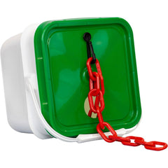 Barrier Rope & Chain; Type: Safety Chain; Snap End Material: Polyethylene, Plastic; Hook Fitting Material: Plastic; Color: Red; Link Type: Straight Link; Rope/ Chain Material: Polyethylene, Plastic