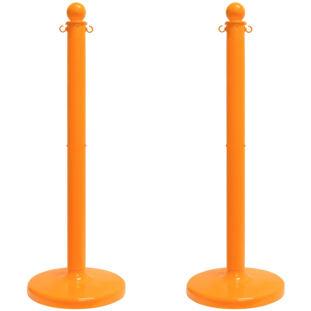 Barrier Posts; Post Type: Standard Post; Post Material: Polyethylene, Plastic; Base Material: Plastic; Surface Style: Solid Color