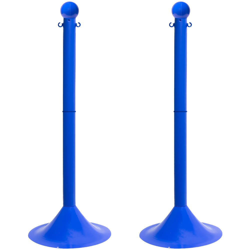 Barrier Posts; Post Type: Standard Post; Post Material: Polyethylene, Plastic; Base Material: Plastic; Surface Style: Solid Color