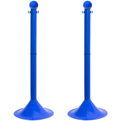 Barrier Posts; Post Type: Standard Post; Post Material: Polyethylene, Plastic; Base Material: Plastic; Surface Style: Solid Color