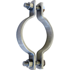 Pipe & Cable Clamps; Clamp Type: Medium Pipe Clamp; Clamp Color: Gray; Material: Carbon Steel; Nominal Pipe Size: 10