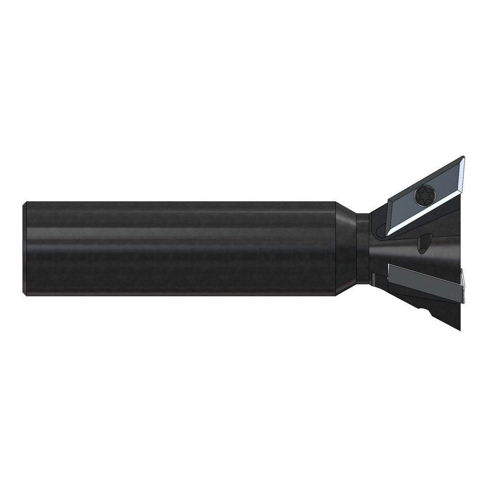 Indexable Dovetail Cutters; Included Angle: 50.00; Cutting Diameter: 2.0000 in; Maximum Depth Of Cut: 0.6200 in; Shank Type: Cylindrical; Shank Diameter: 1.0000; Compatible Insert Style: Di60L; Compatible Insert Size Code: Di60L; Through Coolant: No