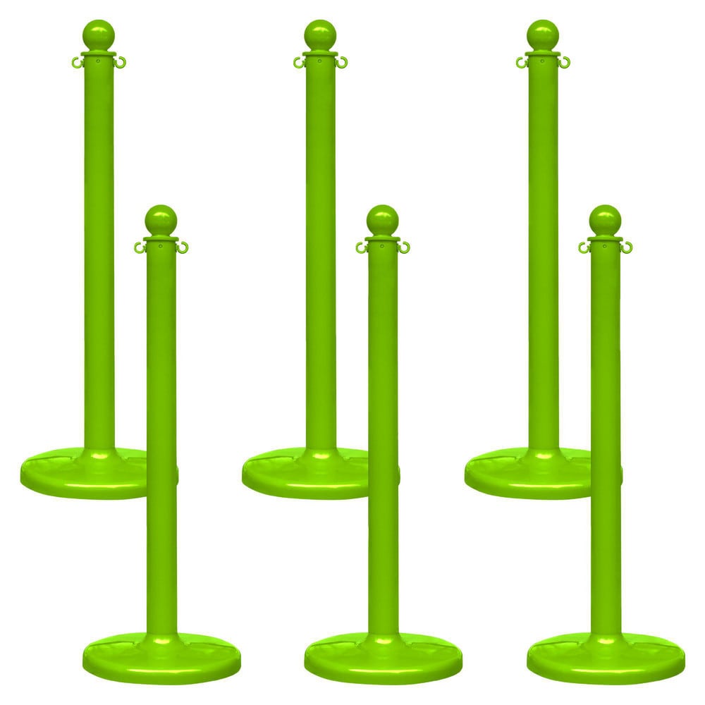 Barrier Posts; Post Type: Standard Post; Post Material: Polyethylene, Plastic; Base Material: Plastic; Surface Style: Solid Color