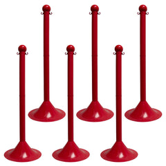 Barrier Posts; Post Type: Standard Post; Post Material: Polyethylene, Plastic; Base Material: Plastic; Surface Style: Solid Color