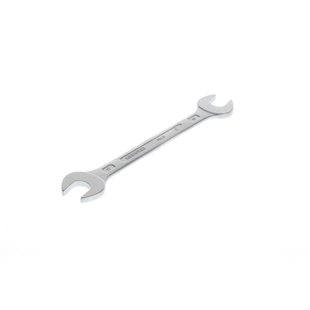 Open End Wrenches; Head Type: Flat; Wrench Size: 16 x 17 mm; Material: Vanadium Steel; Finish: Chrome