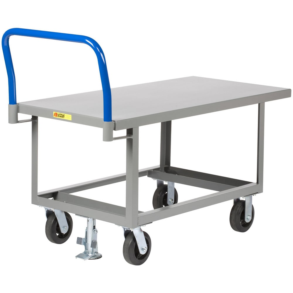 Work-Height Platform Truck with Open Base: 26" High, 60" Long, 30" Wide