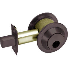 Deadbolts; Deadbolt Type: Single Cylinder; Lock Type: Single Cylinder; Key Type: Less Cylinder No Key; Mount Type: Through Hole; Material: Steel; Minimum Door Thickness: 1.375 in; Maximum Door Thickness: 1.75; Finish: Bright Brass