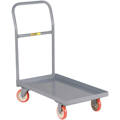 Steel Deck Platform Truck: 6-1/2" High, 30" Long, 18" Wide