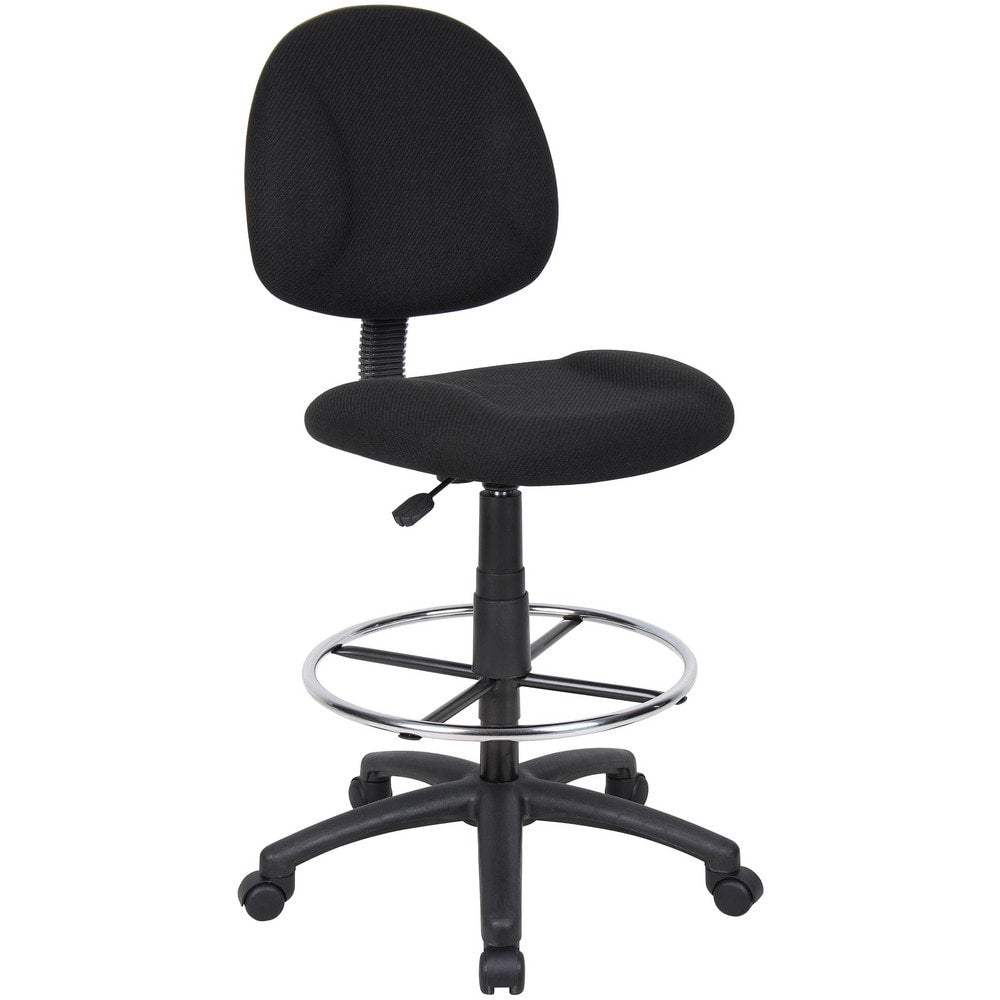 Adjustable Drafting Chair with Foot Ring: 25-1/2 to 30-1/2" Seat Height, 17 x 18-1/2" Seat