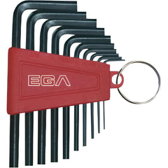 Hex Key Sets; Tool Type: Antidrop Hexagonal Key; Handle Type: L-Handle; Hex Size Range (Inch): 1/16 - 3/8